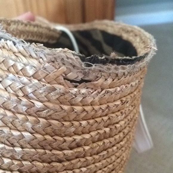 Jimmy Choo Straw Glitter Tote - Picture 7 of 8